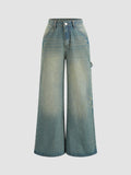 Low Waist Wide Leg Jeans